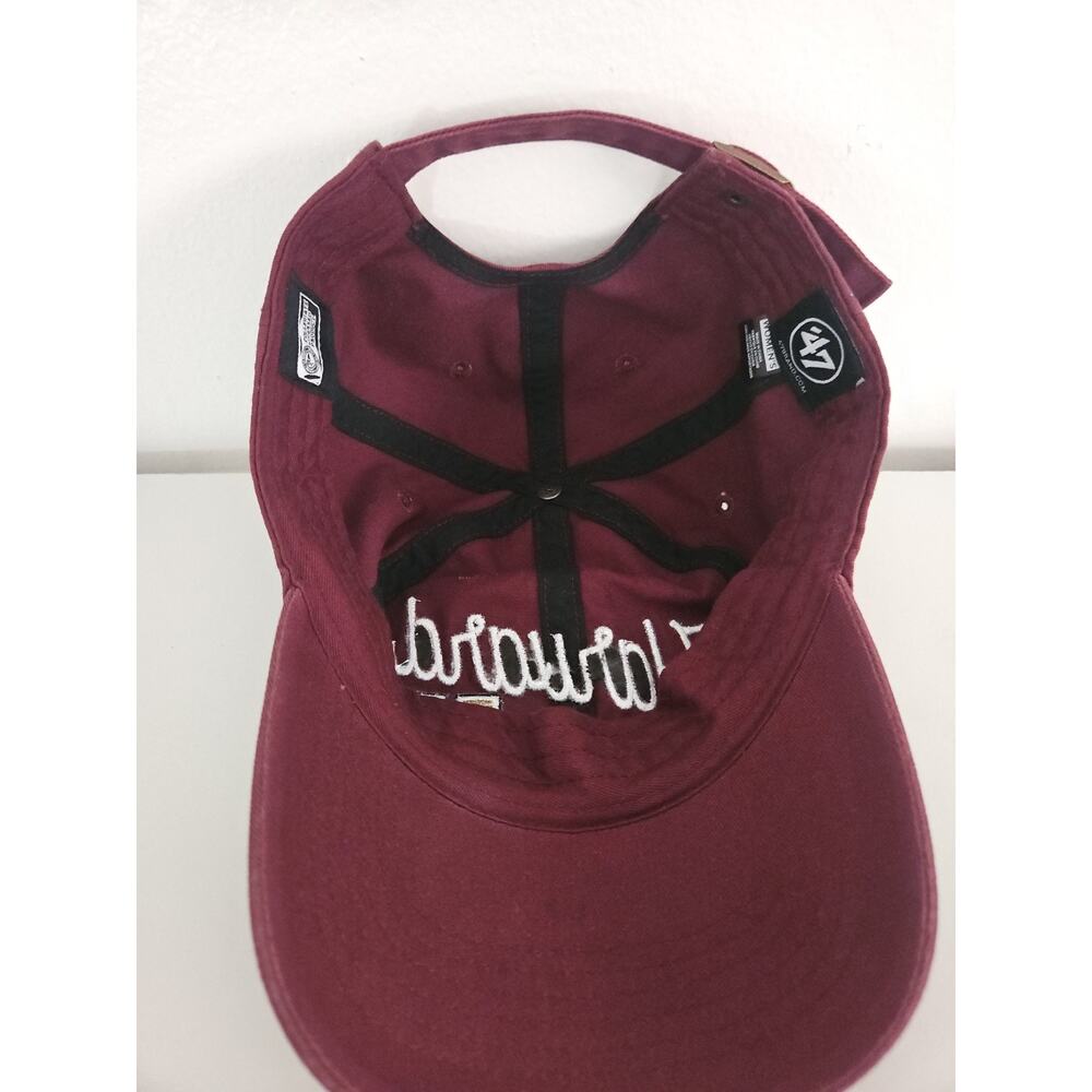 47 Brand Harvard Crimson Women’s Dad Hat Maroon Adjustable Strapback - Picture 4 of 7